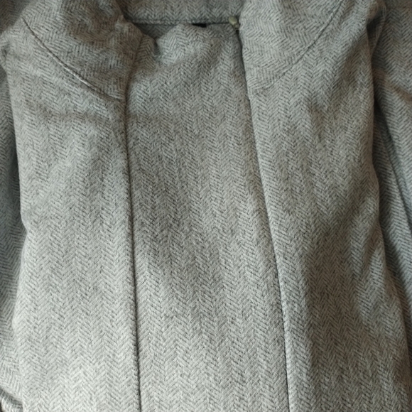 Kyodan Outdoors Brushed Jacquard Soft Grey Herringbone Quarter Zip Top Jacket L - Picture 9 of 12